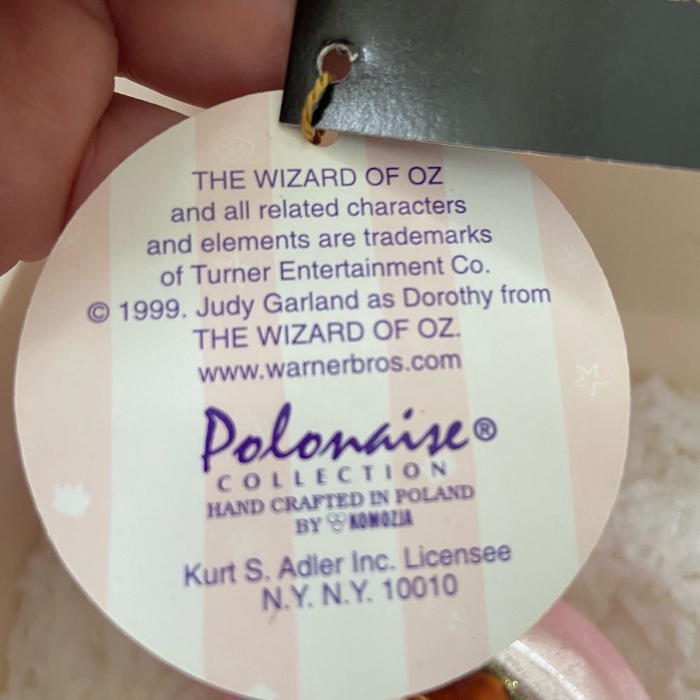 NIB Kurt Adler glass ornament Glinda the Good Witch Wizard of Oz made in Poland - Picture 6 of 6